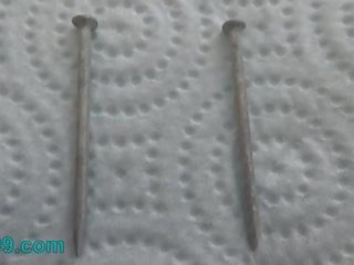 Ekstrem nål pine bdsm og electrosex. negler og nåler torturert