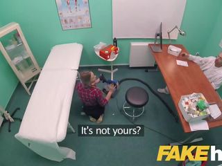 Fake Hospital Cute pigtailed cleaner sucks and fucks doctors big cock