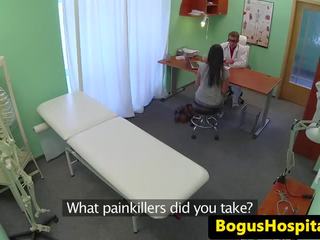 Busty euro amateur pussyfucked by doctor