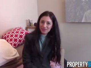 Propertysex - uimitor real imobiliar agent se transformă afară pentru fi obraznic escorta