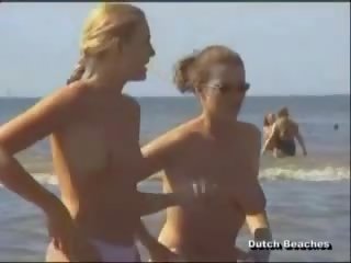 Zandvoort holländska strand toppmindre nudisten tuttar 12