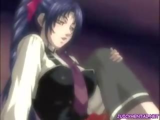 Seksi anime lesbian membuat cinta