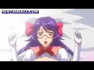 Szczęśliwy hentai facet pieprzony kilka czas anime coeds