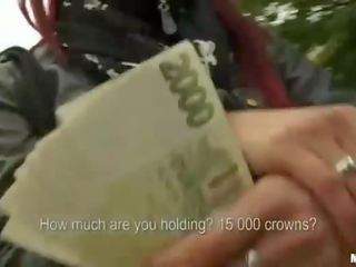 Tjeckiska slampa terry röv rasade för pengar