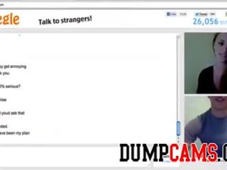 32DD boobs girl in omegle showing boobs to big cock - DumpCams.com